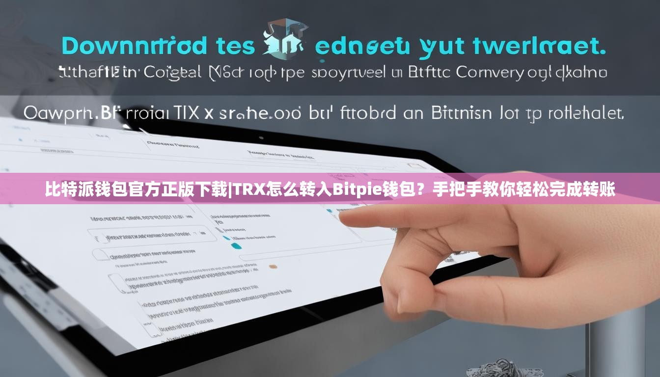 比特派钱包官方正版下载|TRX怎么转入Bitpie钱包？手把手教你轻松完成转账