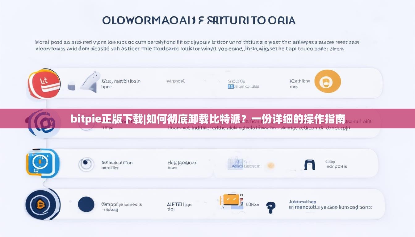 bitpie正版下载|如何彻底卸载比特派？一份详细的操作指南