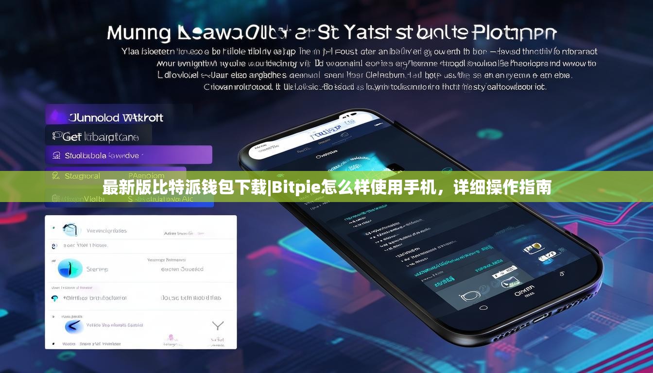 最新版比特派钱包下载|Bitpie怎么样使用手机，详细操作指南