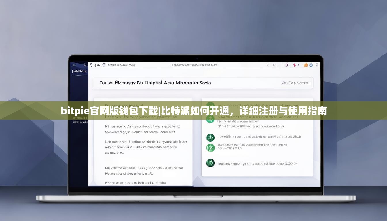bitpie官网版钱包下载|比特派如何开通，详细注册与使用指南