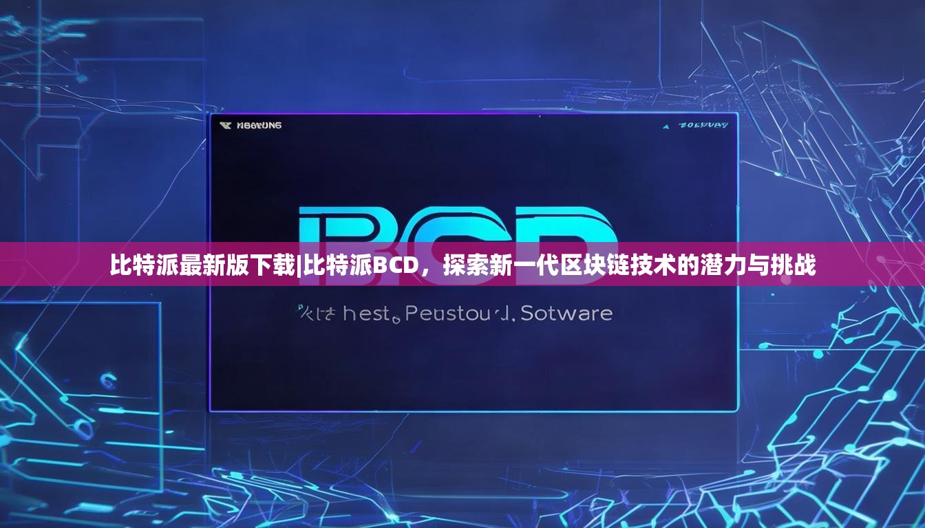 比特派最新版下载|比特派BCD，探索新一代区块链技术的潜力与挑战
