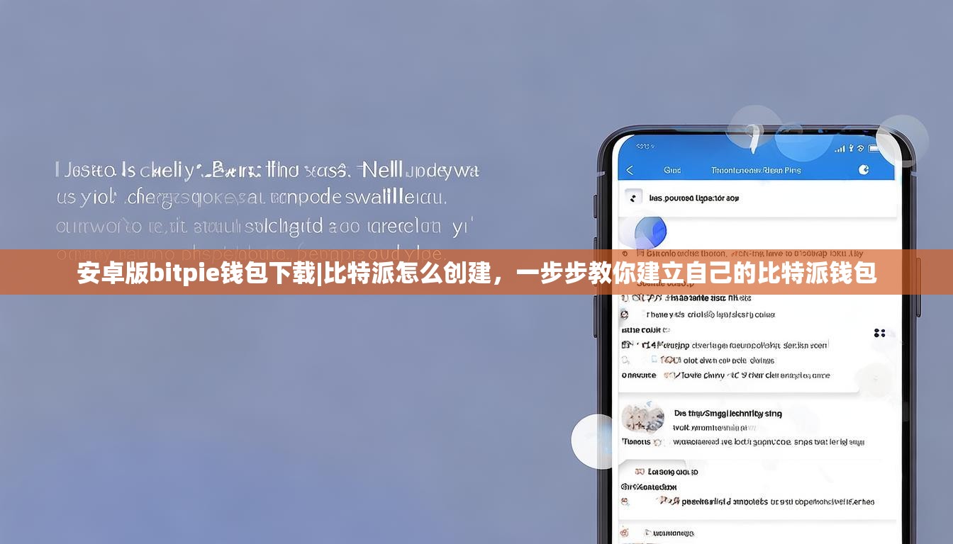 安卓版bitpie钱包下载|比特派怎么创建，一步步教你建立自己的比特派钱包