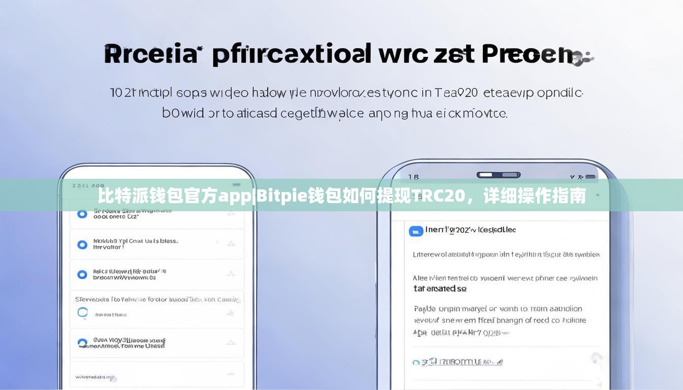 比特派钱包官方app|Bitpie钱包如何提现TRC20，详细操作指南