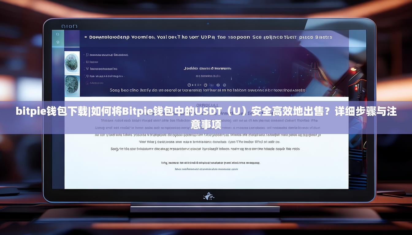 bitpie钱包下载|如何将Bitpie钱包中的USDT（U）安全高效地出售？详细步骤与注意事项