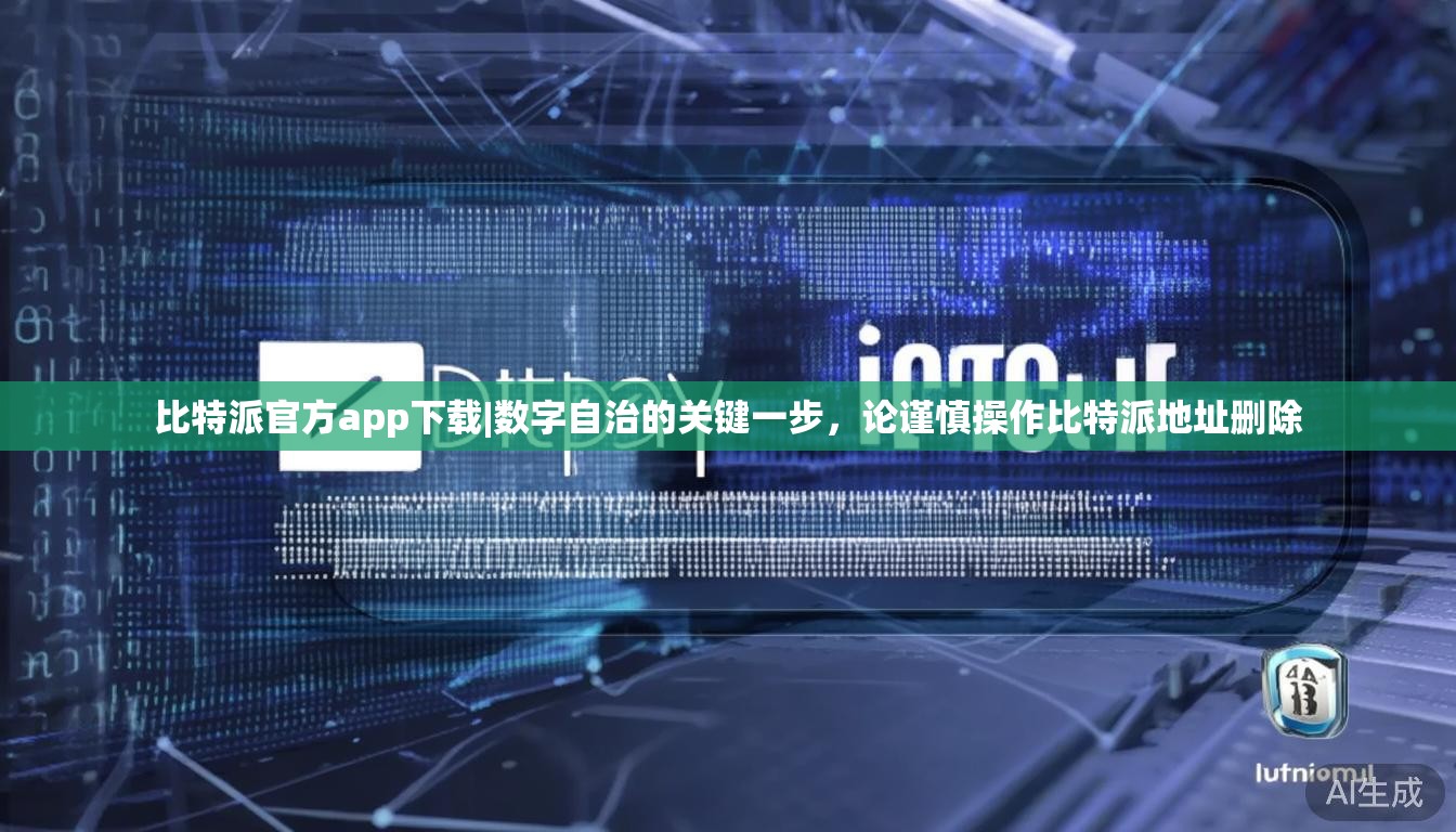 比特派官方app下载|数字自治的关键一步，论谨慎操作比特派地址删除