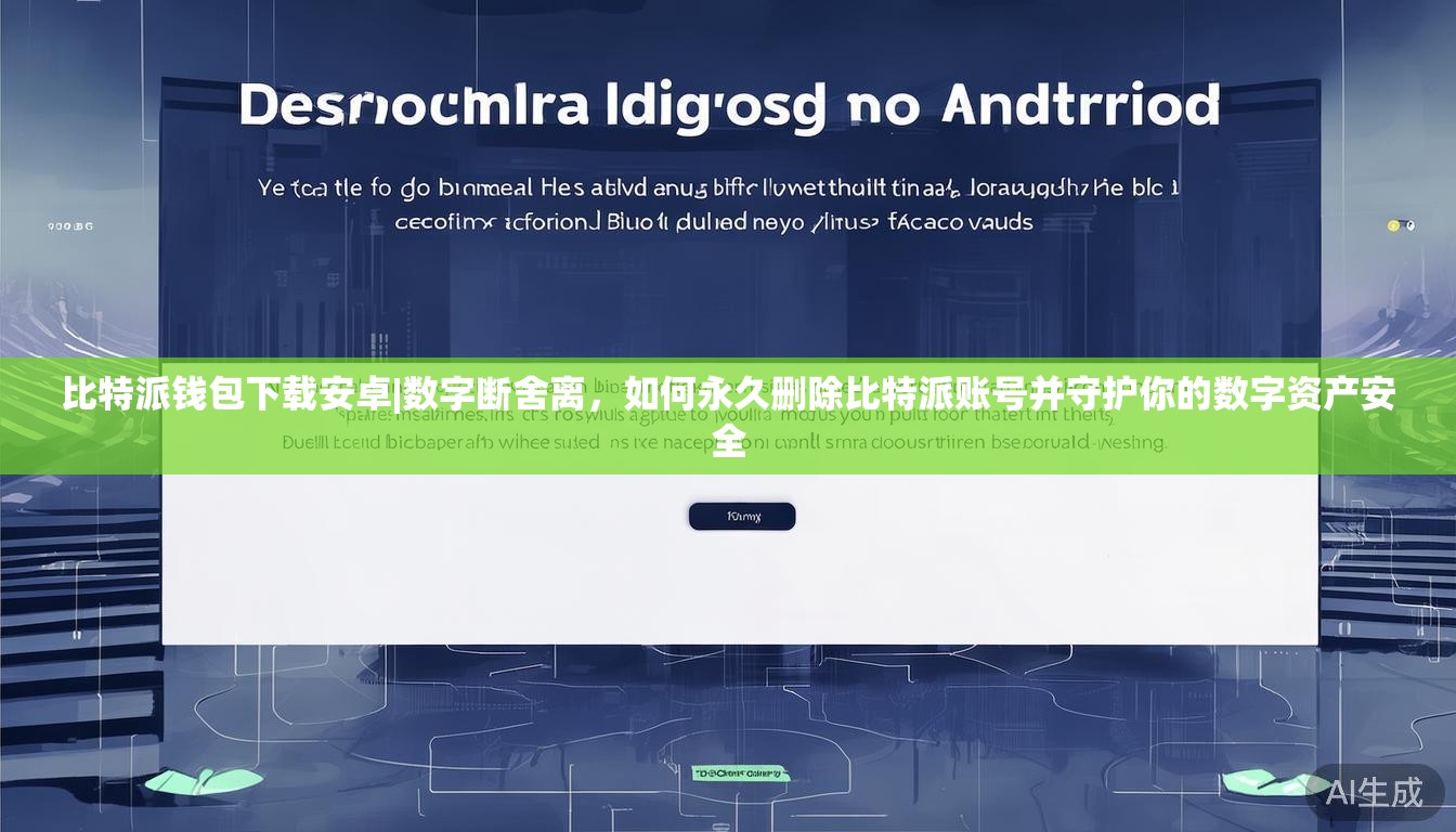 比特派钱包下载安卓|数字断舍离，如何永久删除比特派账号并守护你的数字资产安全