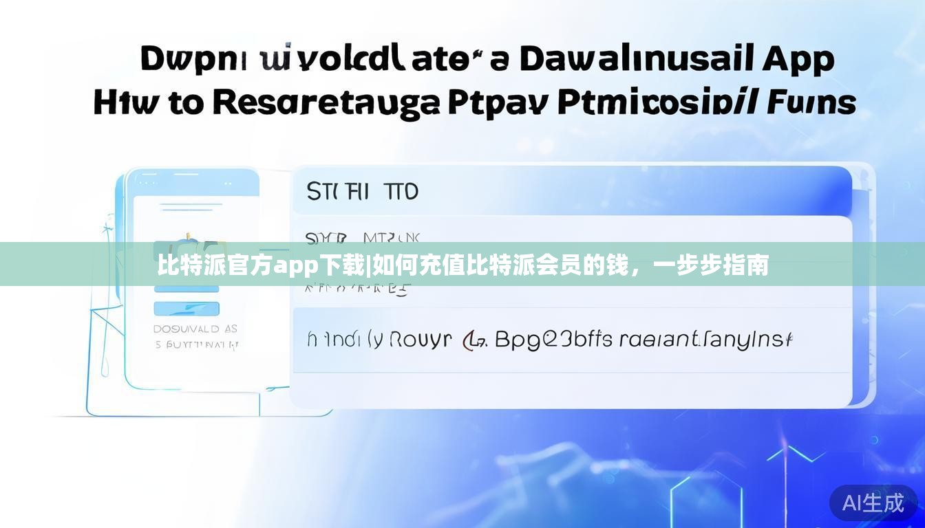 比特派官方app下载|如何充值比特派会员的钱，一步步指南