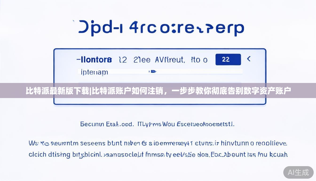 比特派最新版下载|比特派账户如何注销，一步步教你彻底告别数字资产账户