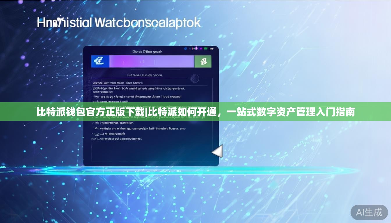 比特派钱包官方正版下载|比特派如何开通，一站式数字资产管理入门指南