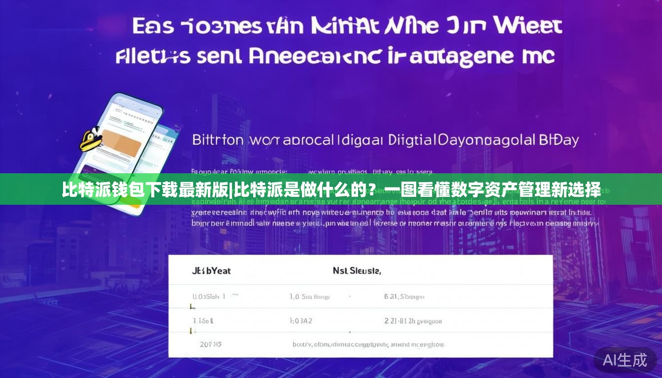 比特派钱包下载最新版|比特派是做什么的？一图看懂数字资产管理新选择