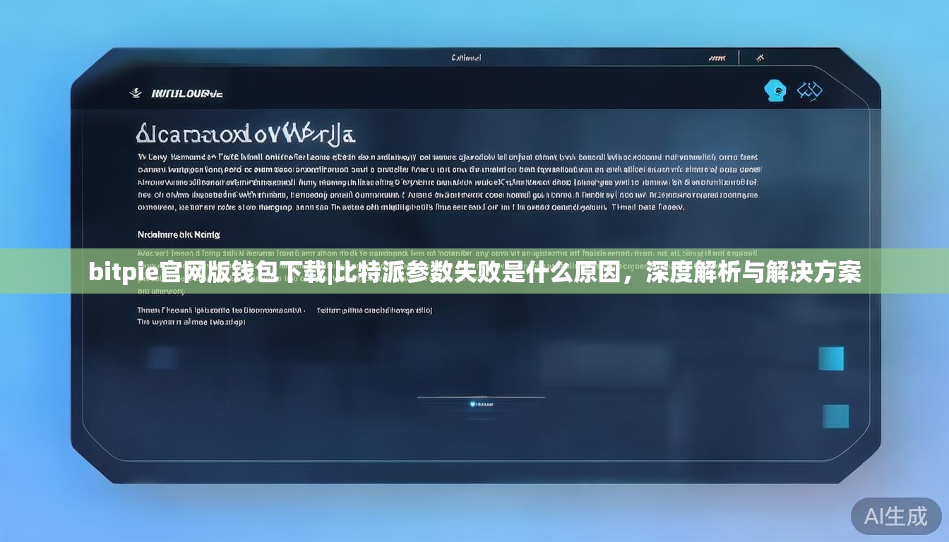 bitpie官网版钱包下载|比特派参数失败是什么原因，深度解析与解决方案