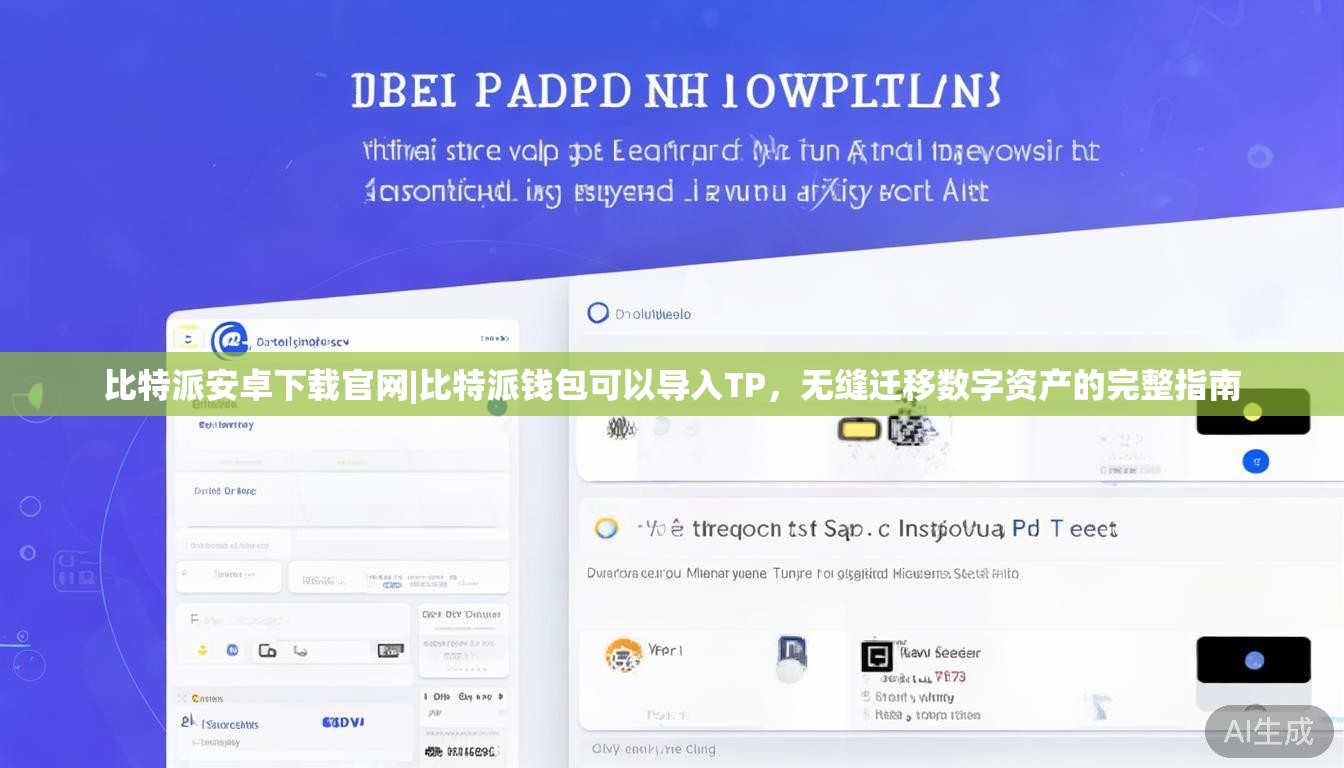 比特派安卓下载官网|比特派钱包可以导入TP，无缝迁移数字资产的完整指南