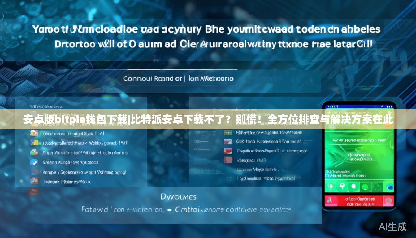 安卓版bitpie钱包下载|比特派安卓下载不了？别慌！全方位排查与解决方案在此