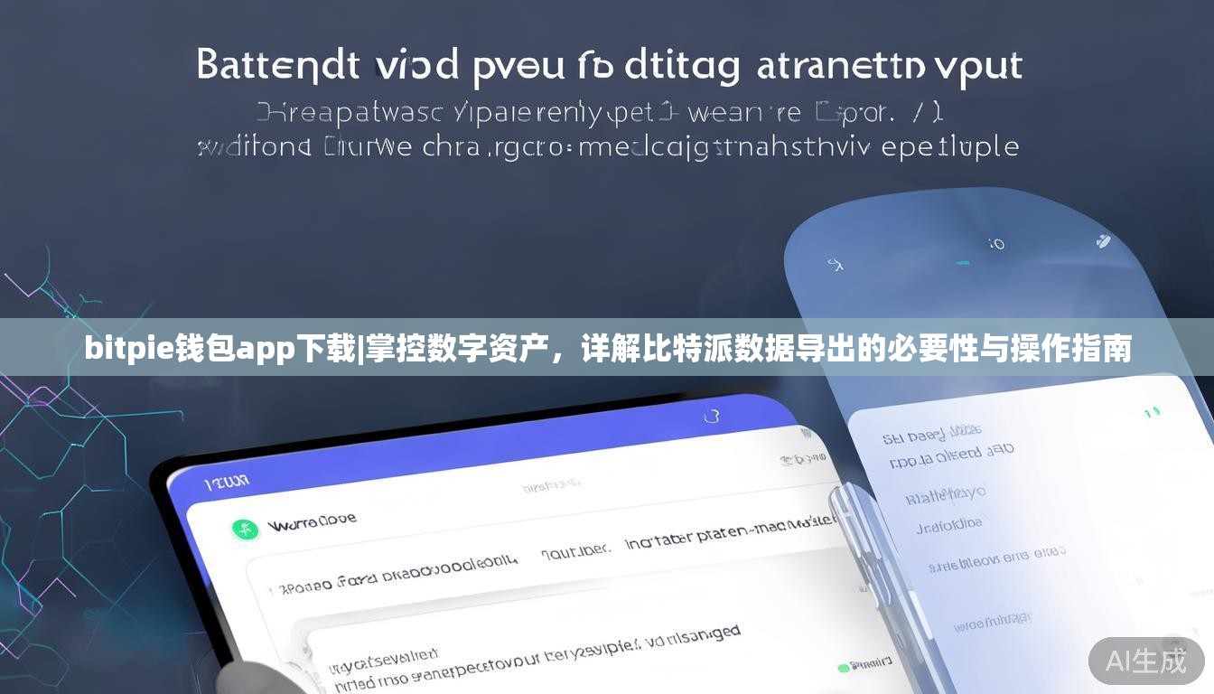 bitpie钱包app下载|掌控数字资产，详解比特派数据导出的必要性与操作指南
