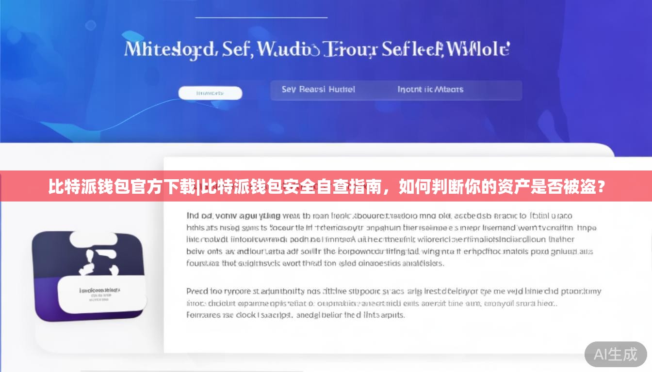 比特派钱包官方下载|比特派钱包安全自查指南,如何判断你的资产是否被盗?
