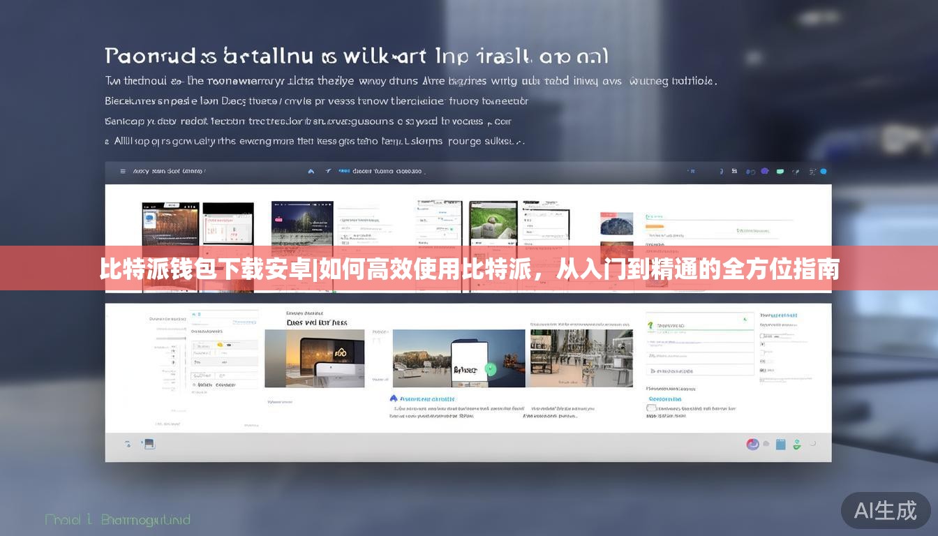 比特派钱包下载安卓|如何高效使用比特派，从入门到精通的全方位指南
