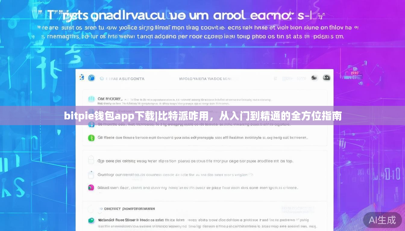 bitpie钱包app下载|比特派咋用，从入门到精通的全方位指南