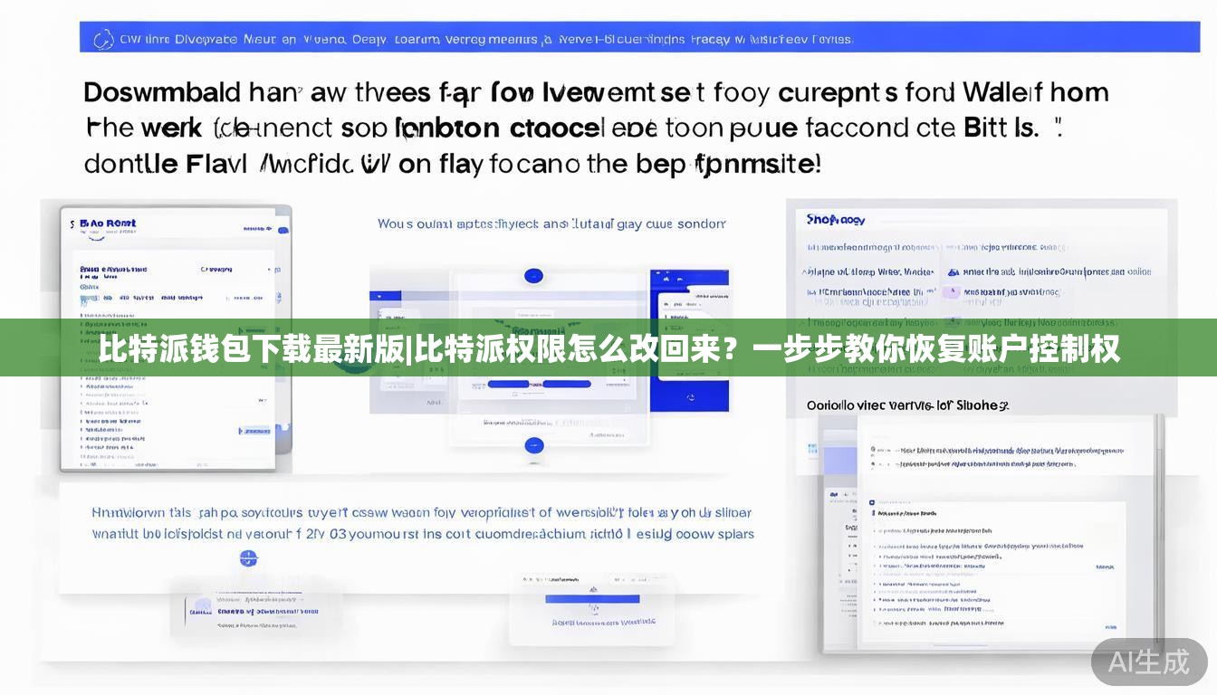 比特派钱包下载最新版|比特派权限怎么改回来？一步步教你恢复账户控制权