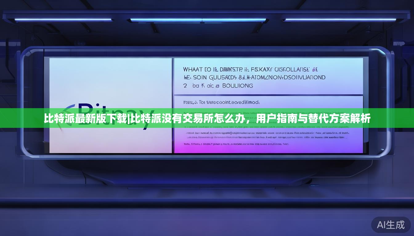 比特派最新版下载|比特派没有交易所怎么办，用户指南与替代方案解析
