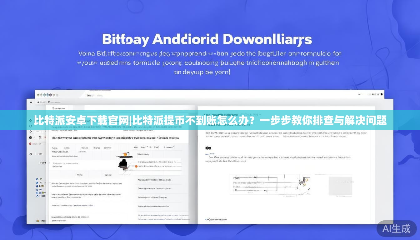 比特派安卓下载官网|比特派提币不到账怎么办？一步步教你排查与解决问题