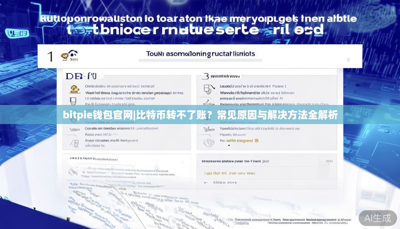 bitpie钱包官网|比特币转不了账？常见原因与解决方法全解析