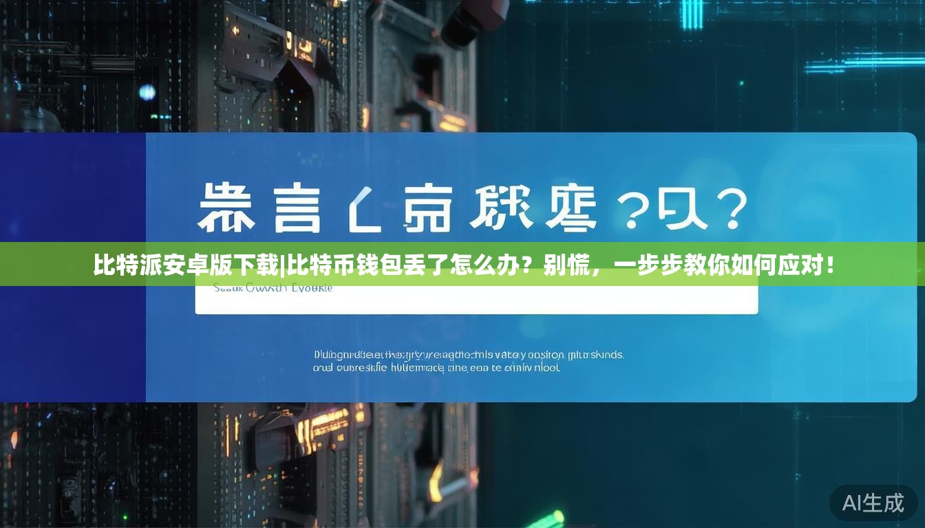 比特派安卓版下载|比特币钱包丢了怎么办？别慌，一步步教你如何应对！