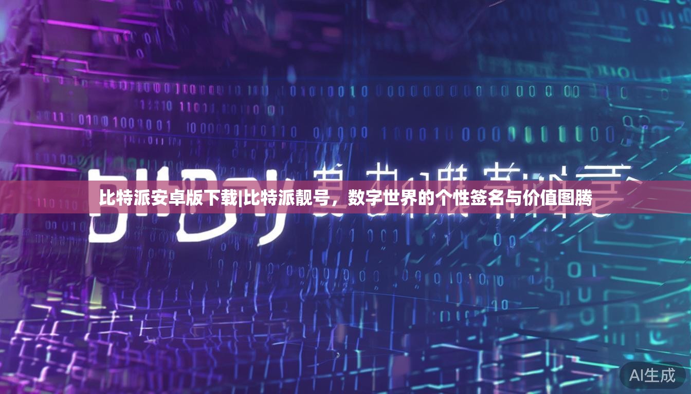 比特派安卓版下载|比特派靓号，数字世界的个性签名与价值图腾