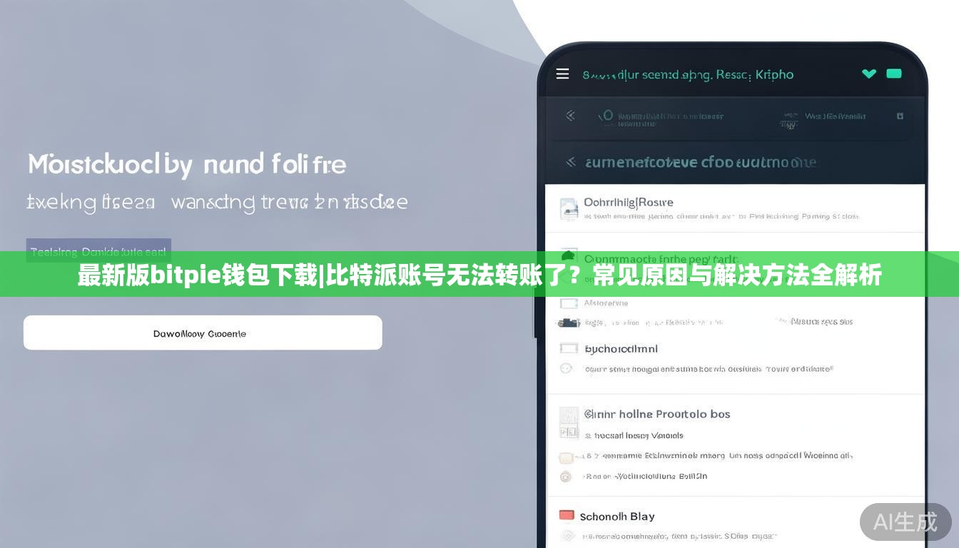 最新版bitpie钱包下载|比特派账号无法转账了？常见原因与解决方法全解析