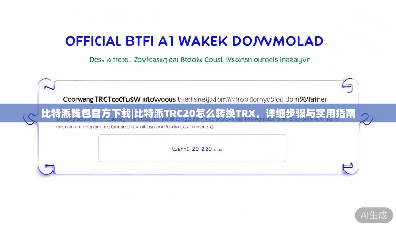 比特派钱包官方下载|比特派TRC20怎么转换TRX，详细步骤与实用指南