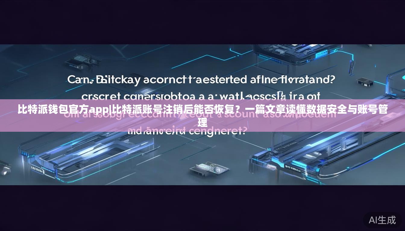 比特派钱包官方app|比特派账号注销后能否恢复？一篇文章读懂数据安全与账号管理